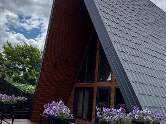 Будинок в стилі A-FRAME, в Бучі на 3.8 сотках площею 116 м² Буча