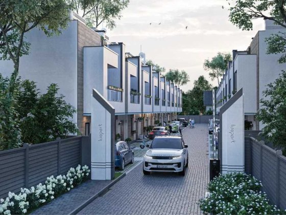 Таунхауси біля Річ Тауна в Бучі, 570$ /м2. ЦЕНТР. Комунікаціі і ГАЗ Буча