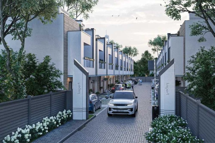 Таунхауси біля Річ Тауна в Бучі, 570$ /м2. ЦЕНТР. Комунікаціі і ГАЗ - фото 1