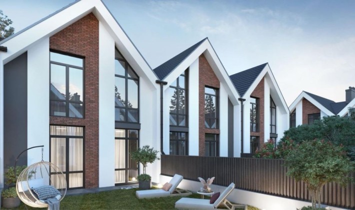 Цегляний Таунаус, 100 м2, ГАЗ - фото 1