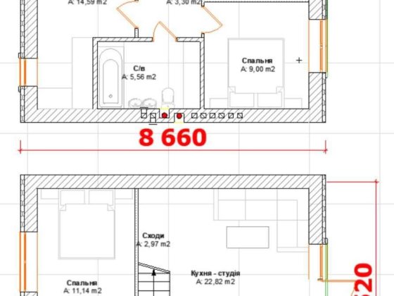 Дужеее якісні тауни в зручній локації Ірпеня: газ та центральна вода Ірпінь