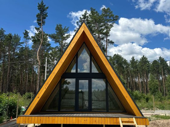 A-фрейм. Каркасний будинок. Київ