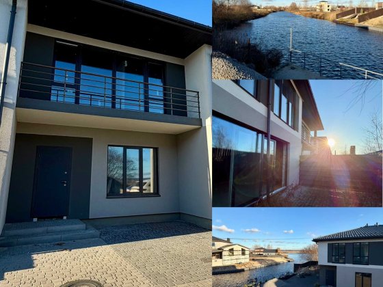 Без% 3 ком. Таунхаус 114м² с видом на воду. Метро Осокорки, Славутич Київ