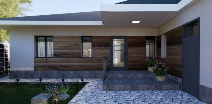 Дом Коробка 240м2 - фото 1