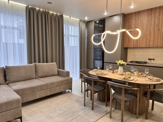 Дуплекс з меблями і технікою/4 кімнати/свій двір/ЖК Львівський Маєток Софиевская Борщаговка