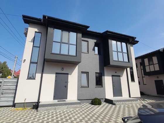 Без комісії, дуплекс 91м², ділянка 1 сотка, під чистове, газовий котел Петропавлівська Борщагівка