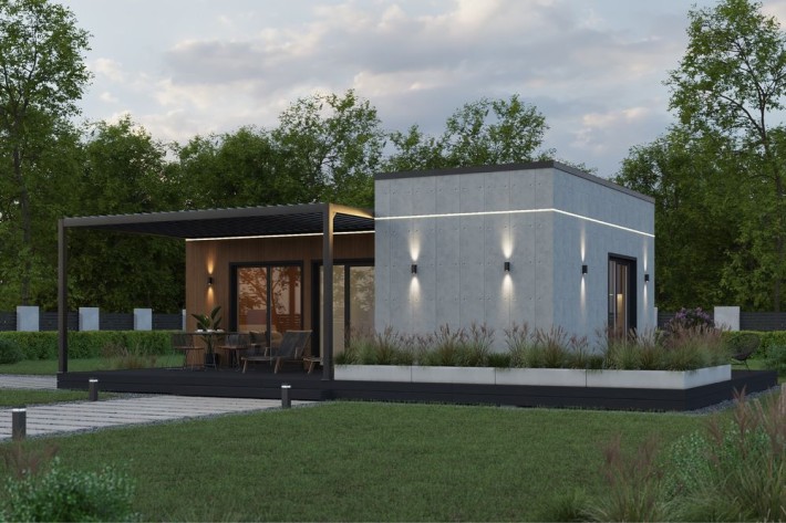 Модульний будинок виготовлення Харків 43м2 - фото 1