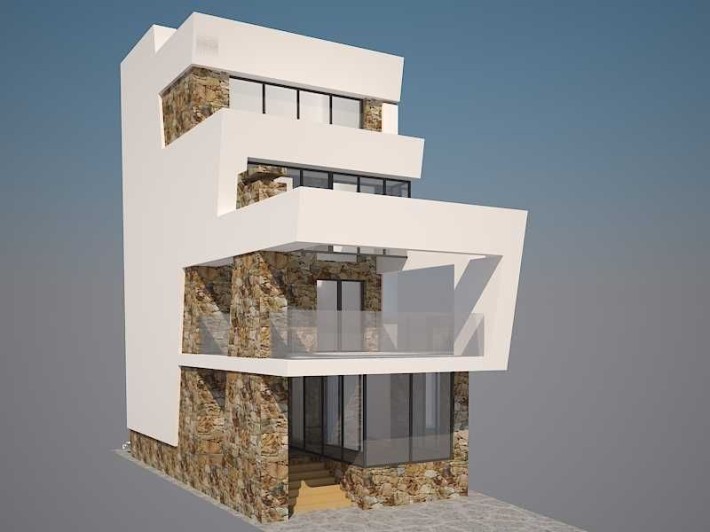 Коробка - дом в Совиньоне, вид моря - фото 1