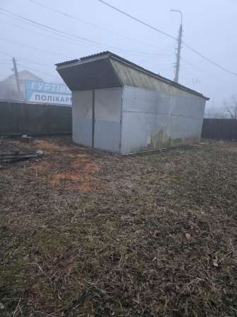 Гараж металевий  6.20 на 4  , криша шифер   . - фото 1