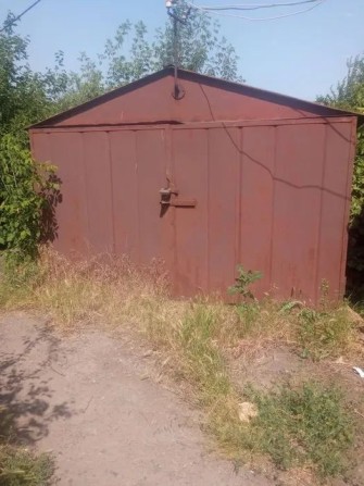 Металевий гараж розбірний 5 х 3,5 жилізний розібраний - фото 1