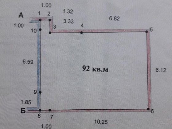 Участок под гараж в центре 92м² в гаражном комплексе Кременчук