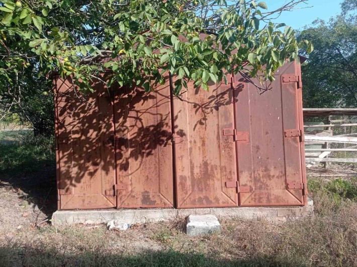 Гараж металлический розборной - фото 1