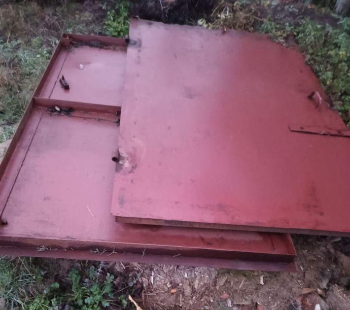 Металевий гараж Волговський, в розібраному стані - фото 1