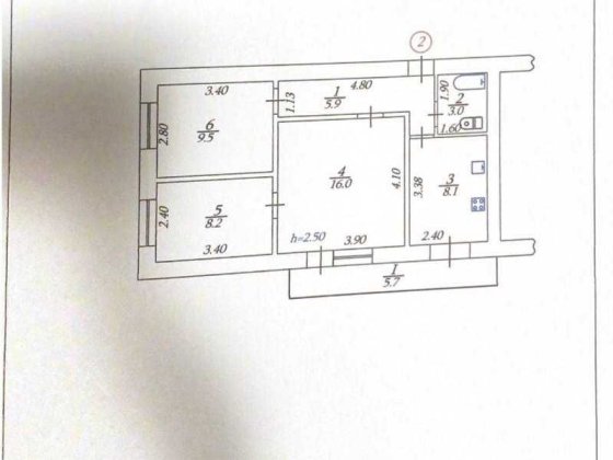 Продам трикімнатну квартиру Ахтырка