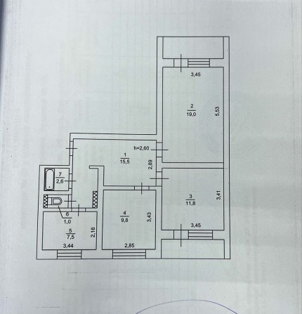 3 кімн лівий берег - фото 1