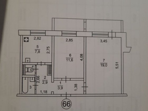 Продам 2к квартиру Кам‘янське 8/9 індивідуальне опалення Кам'янське