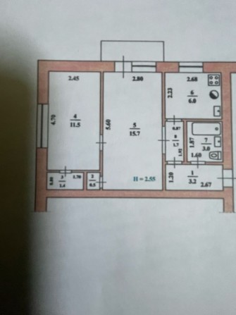 Квартира район жд барак - фото 1