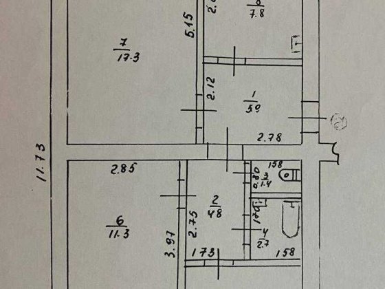 Продам 3-комнатную квартиру в г. Изюм, район ИОМЗ Изюм