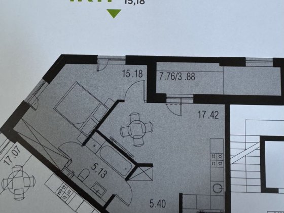 Однокімнатна квартира в ЖК «Парк таун» Гостомель