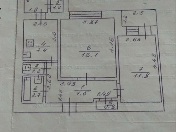 2-х кімнатна квартра під ремон. Вул. Каракая, 4 Калуш