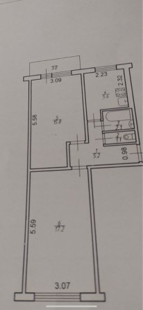 2-х кімнатна в центрі Калуша, 2 поверх , меблі/техніка , без комісіі - фото 1