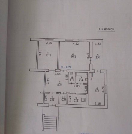Квартира 2-х кімнатна - фото 1
