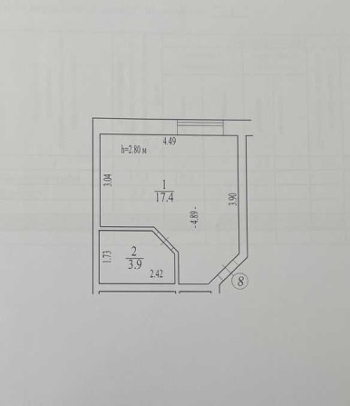 1к квартира, Гостомель, вул. Ювілейна - фото 1
