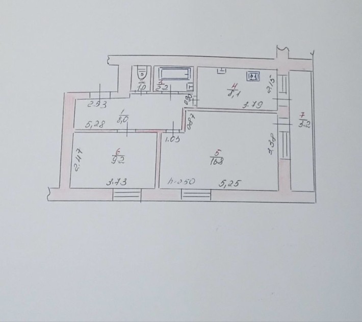 2х кімнатна квартира - фото 1