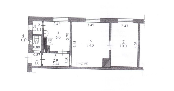 2 кім. квартира з садом та гаражем - фото 1