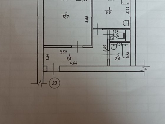 Однокімнатна квартира в районі Порт Конотоп