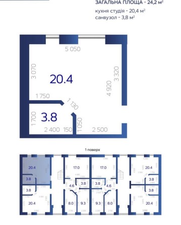 Продам однокімнатну квартиру з газовим опаленням. БЕЗ КОМІСІЇ! - фото 1