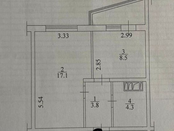 Продаж однокімнатної квартири Коцюбинське