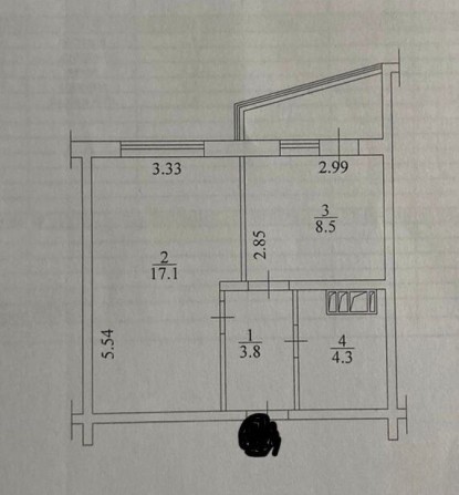 Продаж однокімнатної квартири - фото 1