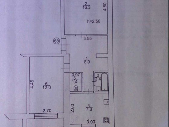 Продаж двох кімнатної квартири Лубни