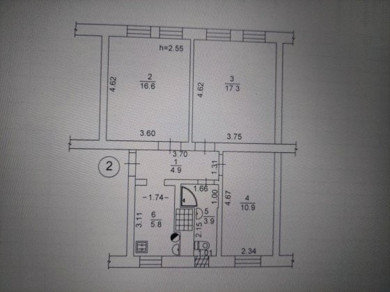 Квартира в місті Миргород Полтавської області, три кімнати, 1 поверх Миргород