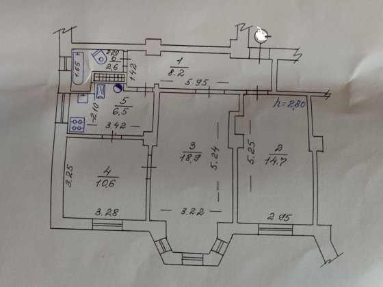 Трикімнатна Гоголя 52 Миргород