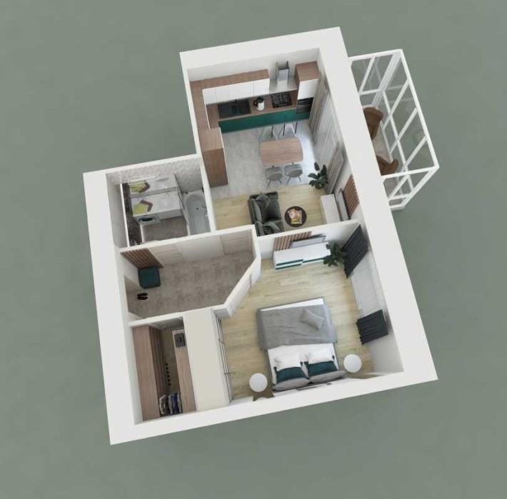 Квартира у центрі міста.ЖК ОСТРІВ.Розстрочка,перший внесок 20% в грн. - фото 1