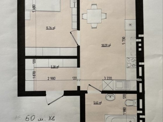 Однокімнатна квартира в новобудові Мукачеве