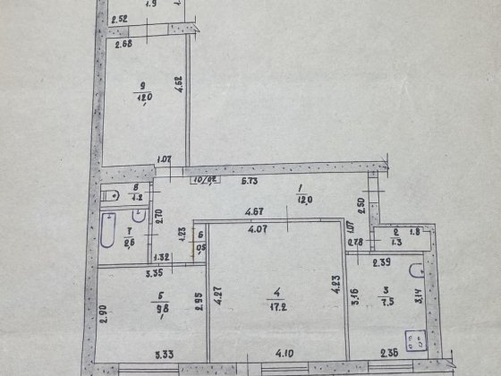 Продам 3х комнтаную ЦЕНТР!