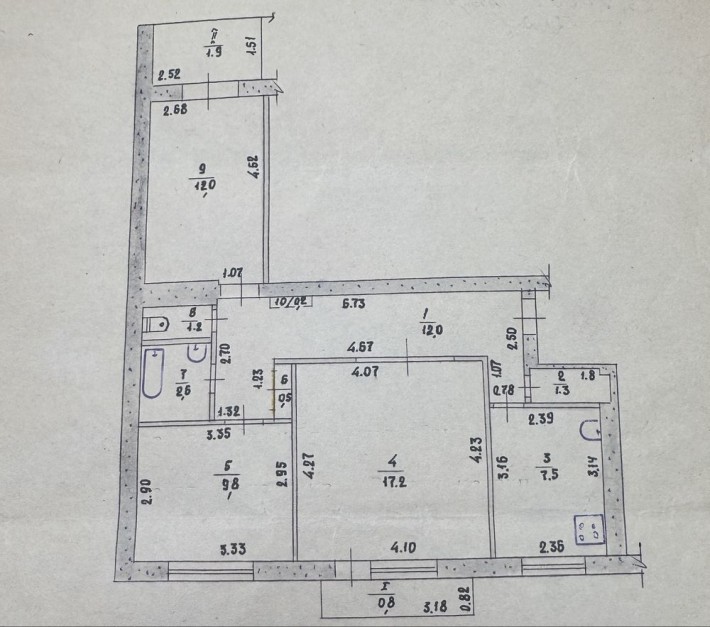 Продам 3х комнтаную ЦЕНТР! - фото 1
