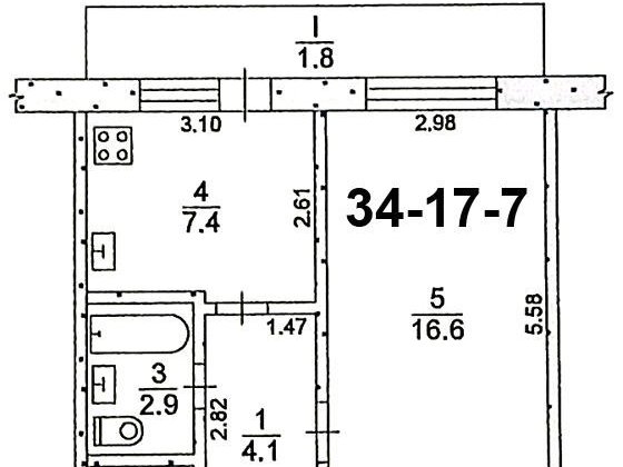 АН,,Нечаєва ".Продам 1-кімн. квартиру на ПЗТО Павлоград