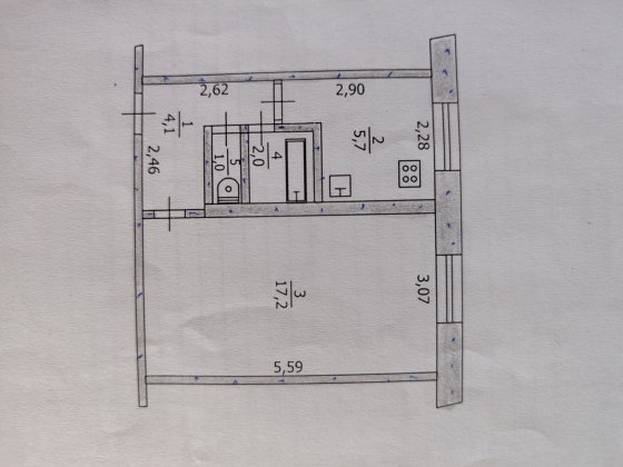 Продам 1 - комнатную квартиру. Павлоград