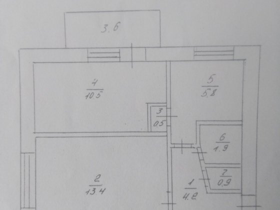Квартира 2х кімнатна Светловодск