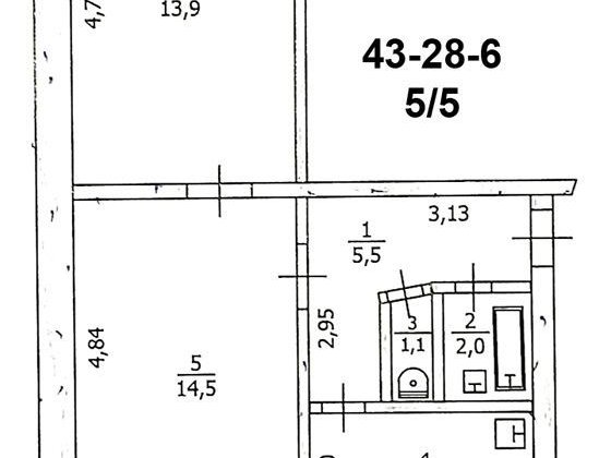 АН,,НЕЧАЄВА ". Продам 2-кімнатну на Літмаші Павлоград