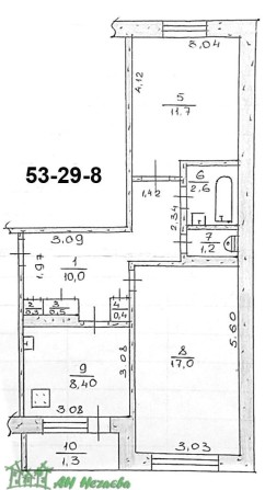 АН,,НЕЧАЄВА ". Продам 2-кімнатну квартиру на ПЗТО - фото 1