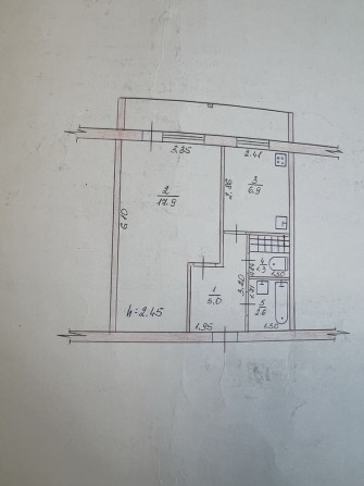 Однокімнатна квартира - фото 1