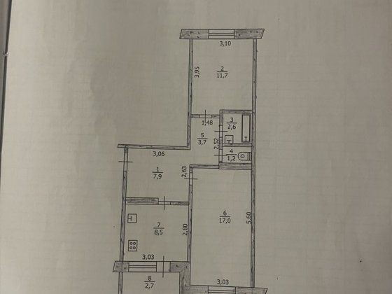 Продам квартиру в панельному будинок РТС Павлоград