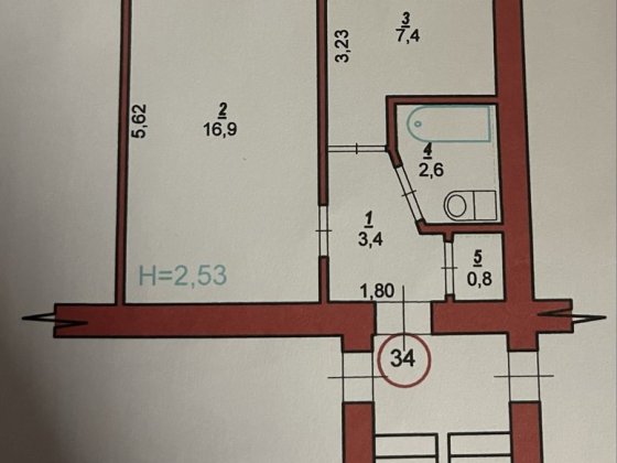 Продаж однокімнатної квартири Шепетівка