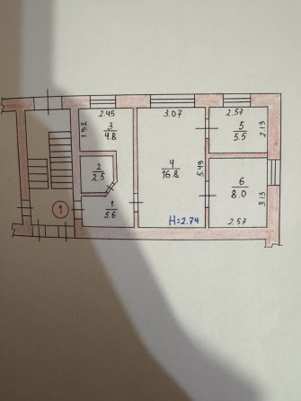 Продам 3 кімнатну квартиру - фото 1