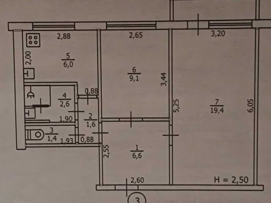 2-х комн. Квартира в Чугуеве Чугуев